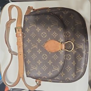 Authentic Louis Vuitton Monogram Saint Cloud GM Crossbody Flap Vintage T…
